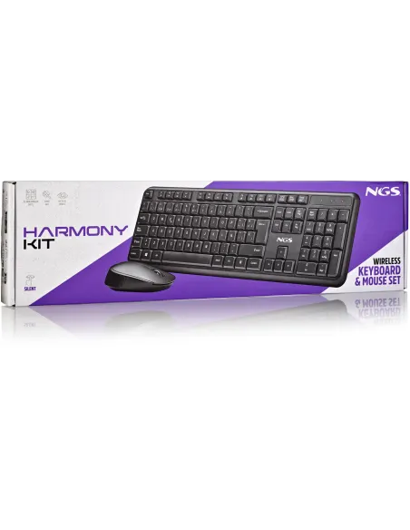 Teclado NGS Harmony Negro