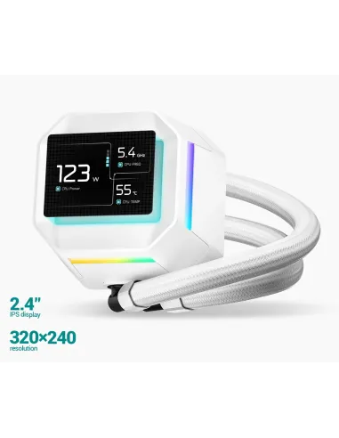 Kit de refrigeración líquida Deepcool LM240 WH