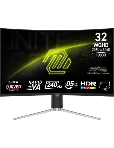 Monitor MSI MAG 325CQRXF E2 Negro