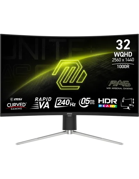 Monitor MSI MAG 325CQRXF E2 Negro