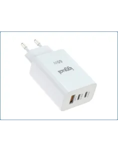 iggual IGG320501 Cargador Triple GaN 65W USBA  2 x USB-C-AATCAT0508