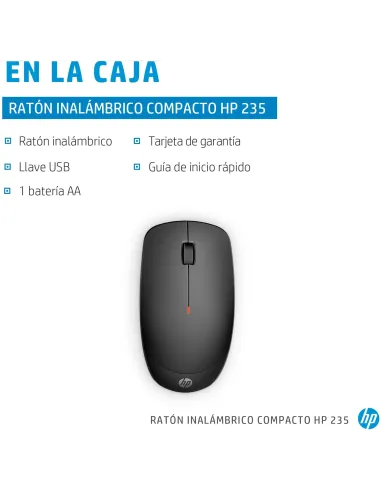 Ratón Compacto Ambidiestro HP 235
