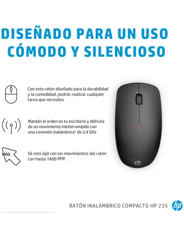 Ratón Compacto Ambidiestro HP 235