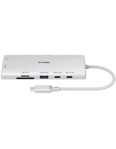 D-link DUP-A01 HUB USB-C 10 en 1 Estación Dock USB-C para MacBook, PC portátil, Android-RED64186