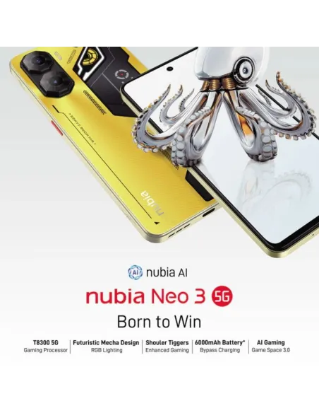 Móvil ZTE Nubia Neo 3 GT 12GB/256GB Amarillo