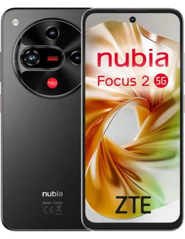 ZTE Nubia Focus 2 8GB/256GB Negro Pantalla 6,7" HD+ 120Hz Android 15