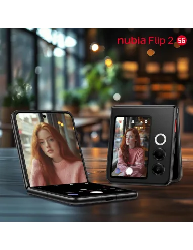 Móvil ZTE Nubia Flip 2 5G 8GB/256GB Negro
