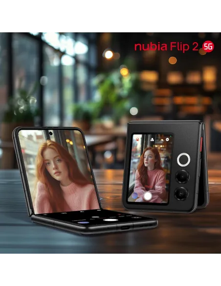 Móvil ZTE Nubia Flip 2 5G 8GB/256GB Negro