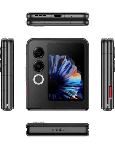 Móvil ZTE Nubia Flip 2 5G 8GB/256GB Negro