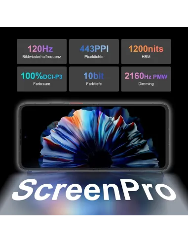 Móvil ZTE Nubia Flip 2 5G 8GB/256GB Negro