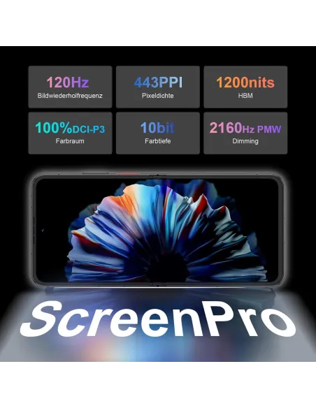 Móvil ZTE Nubia Flip 2 5G 8GB/256GB Negro