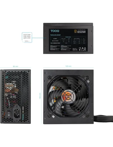 TooQ TQHELIOS-650SP 650W 80 Plus Bronze