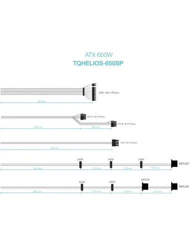 TooQ TQHELIOS-650SP 650W 80 Plus Bronze