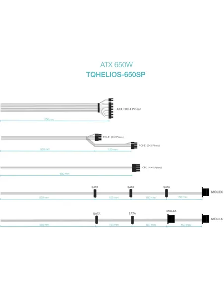 TooQ TQHELIOS-650SP 650W 80 Plus Bronze