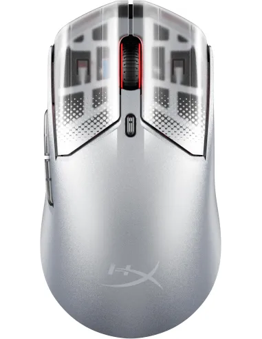 HP Hyperx Pulsefire Haste 2 S Plata Ratón Inalámbrico RGB 6 Botones 26000DPI