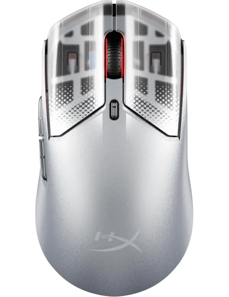 HP Hyperx Pulsefire Haste 2 S Plata Ratón Inalámbrico RGB 6 Botones 26000DPI