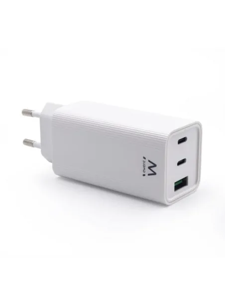 EWENT Cargador carga rapido 65w usb-c y usb-a