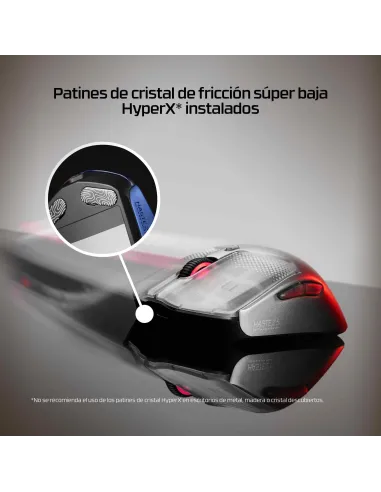 Ratón Gaming Inalámbrico Hyperx Pulsefire Haste 2 S Azul