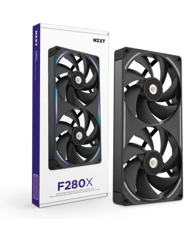 Ventilador NZXT F280X RGB Negro