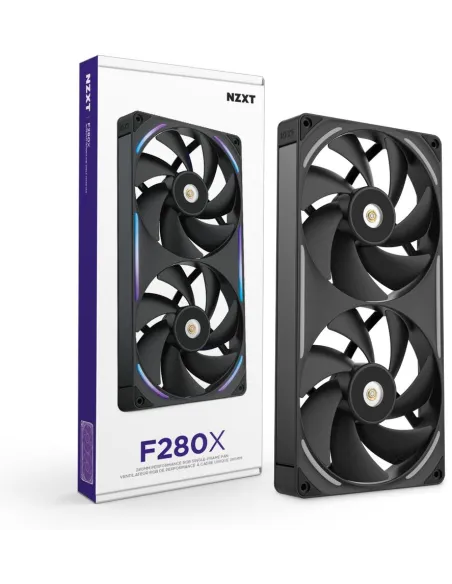 Ventilador NZXT F280X RGB Negro