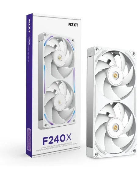 Ventilador NZXT F240X RGB Blanco