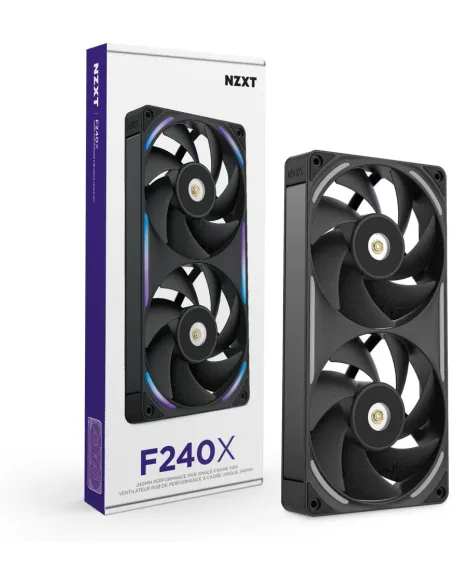 Ventilador NZXT F240X RGB Negro
