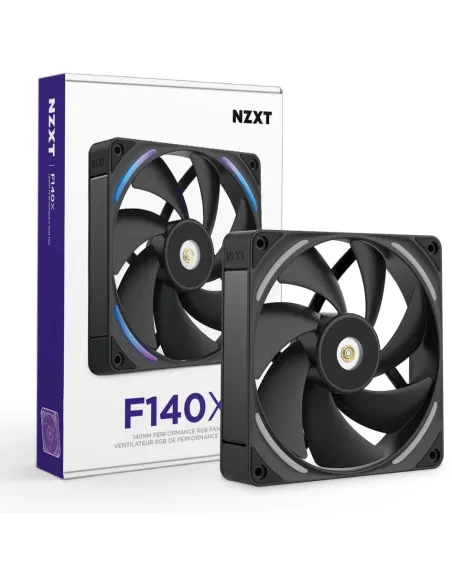 Ventilador NZXT F140X RGB Negro