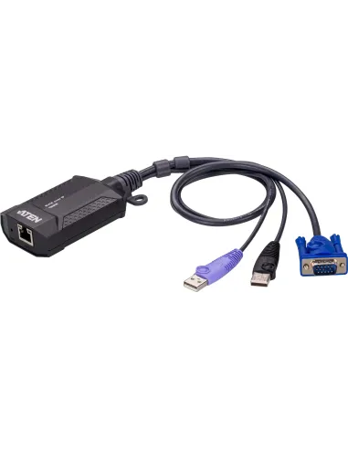 Aten CN800-AT Switch KVM Negro/Púrpura
