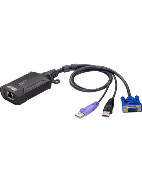 Aten CN800-AT Switch KVM Negro/Púrpura