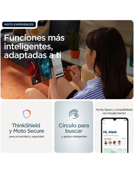 Smartphone Motorola Moto g06 4/256GB Azul