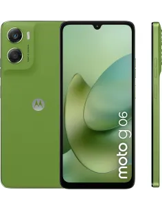 Motorola Moto G06 4GB/256GB Verde Pantalla 120Hz 6.88"  HD+ Procesador MediaTek Helio G81-NTETMO3090