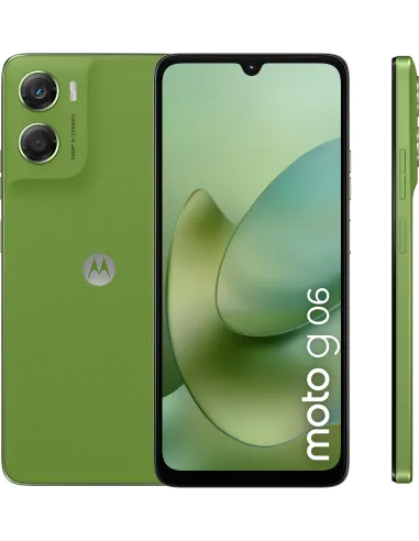 Motorola Moto G06 4GB/256GB Verde Pantalla 120Hz 6.88"  HD+ Procesador MediaTek Helio G81