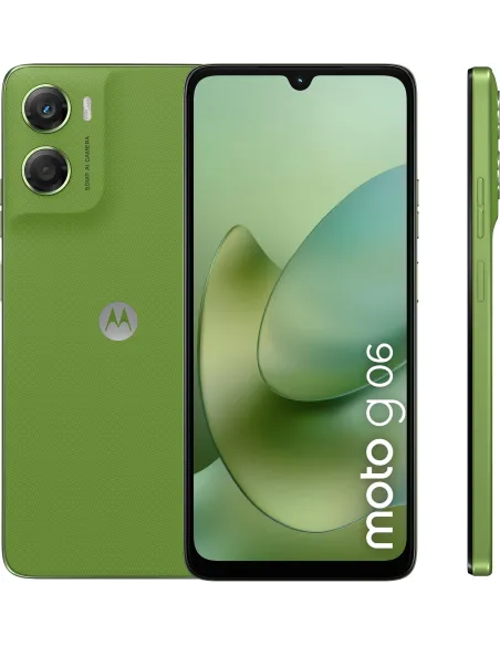 Motorola Moto G06 4GB/256GB Verde Pantalla 120Hz 6.88"  HD+ Procesador MediaTek Helio G81