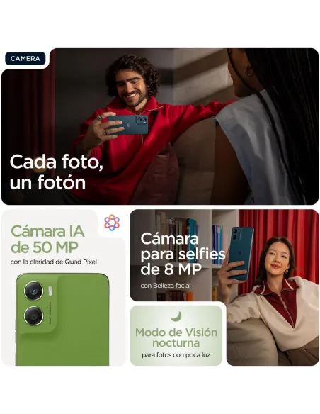 Smartphone Motorola Moto g06 4/256GB Verde