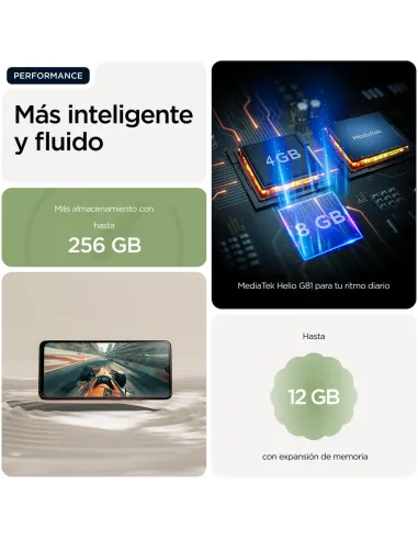 Smartphone Motorola Moto g06 4/256GB Verde