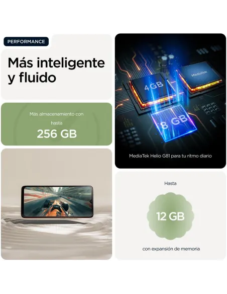 Smartphone Motorola Moto g06 4/256GB Verde