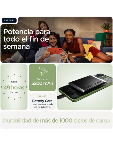 Smartphone Motorola Moto g06 4/256GB Verde