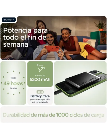 Smartphone Motorola Moto g06 4/256GB Verde