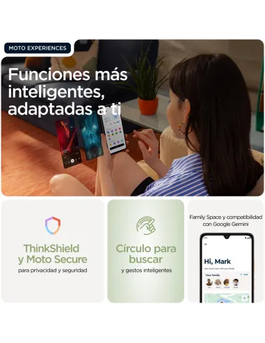 Smartphone Motorola Moto g06 4/256GB Verde