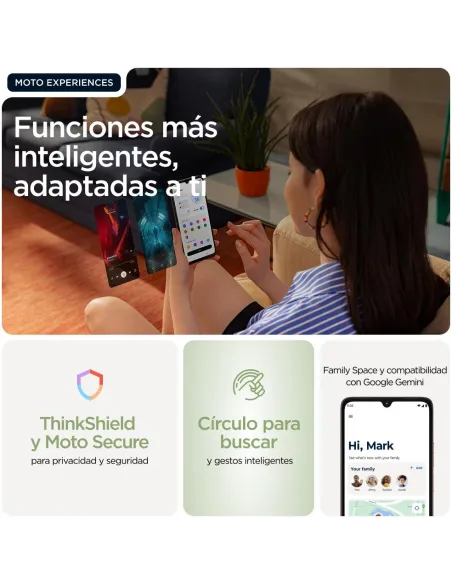 Smartphone Motorola Moto g06 4/256GB Verde