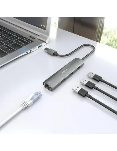 Docking Station Aisens ASUC-4P034-GR