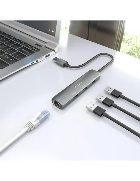 Docking Station Aisens ASUC-4P034-GR