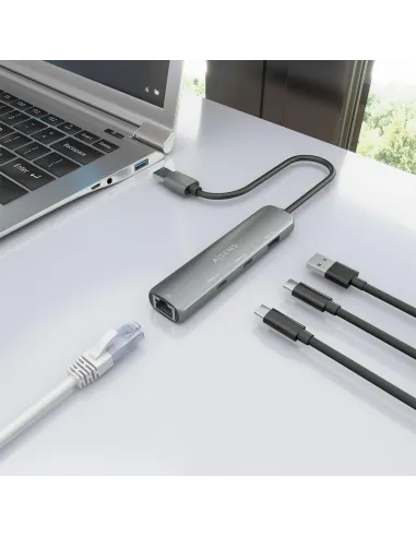 Docking Station Aisens ASUC-4P036-GR