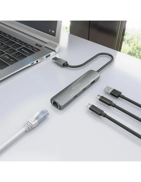 Docking Station Aisens ASUC-4P036-GR