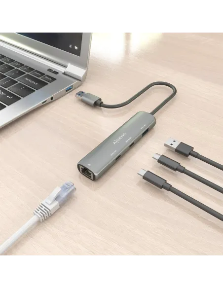 Docking Station Aisens ASUC-4P036-GR