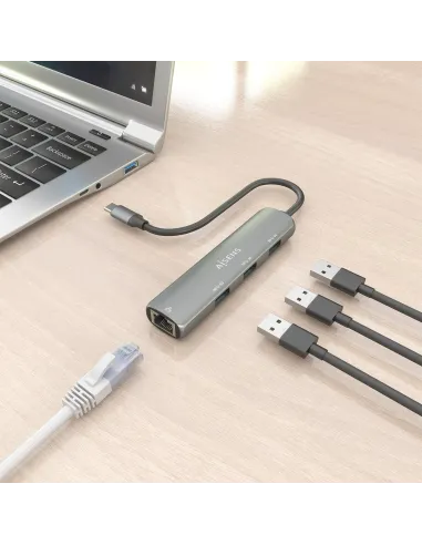 Docking Station Aisens ASUC-4P038-GR