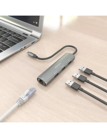Docking Station Aisens ASUC-4P038-GR
