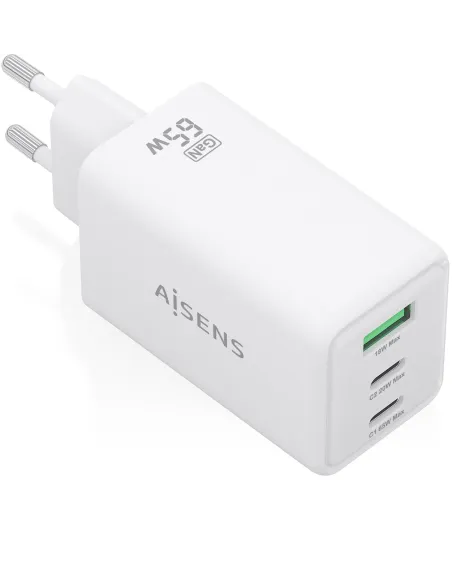 Cargador de Móvil Aisens ASCH-65W3P072-W