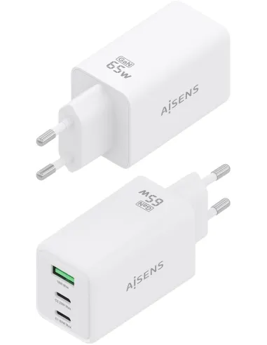 Cargador de Móvil Aisens ASCH-65W3P072-W