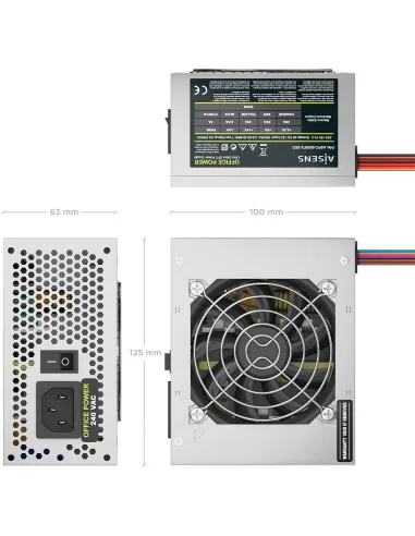 Fuente de Alimentación Aisens ASPC-500SFX-SEO